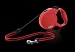 flexi Classic Basic Small - cord leash (поводок-рулетка для собак и кошек) (шнур 5м, 12 кг, цвет: красный)