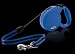 flexi Classic Basic Large - cord leash (поводок-рулетка для собак и кошек) (шнур 5м, 50 кг, цвет: синий)